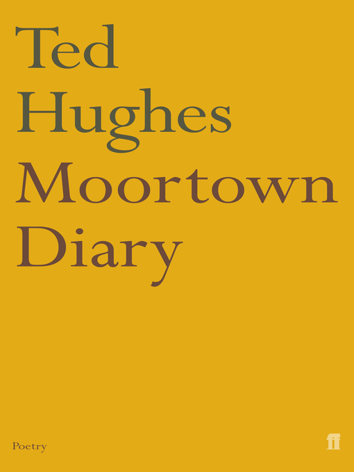 Upplýsingar um Moortown Diary eftir Ted Hughes - Biðlisti